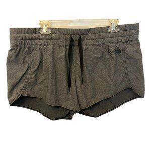 The North Face Women Athletic Shorts XL Grey Charcoal Running Gym Hiking Outdoor